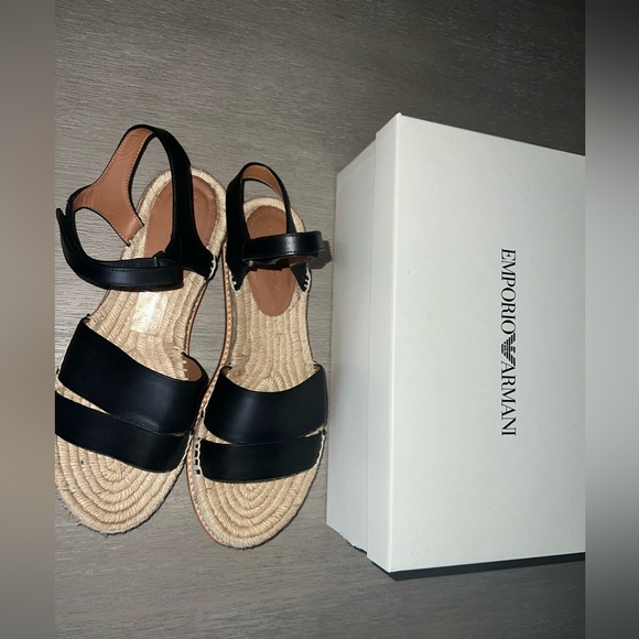 Emporio armani 38 1/2 women’s sandals - Picture 1 of 6